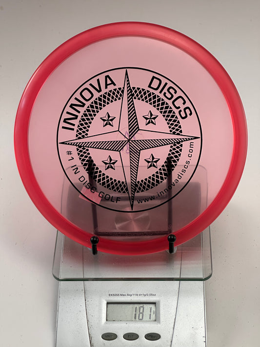 Innova Champion Roc VRoc Midrange – Translucent Pink/Red, Compass Stamp