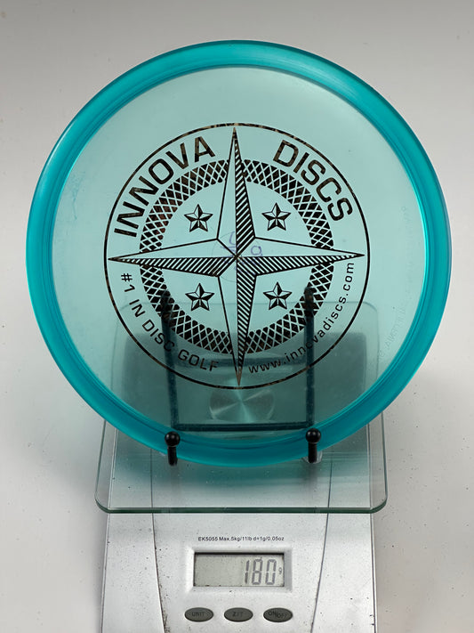 Innova Roc VRoc Champion Midrange 180g Transparent Blue Compass Stamp