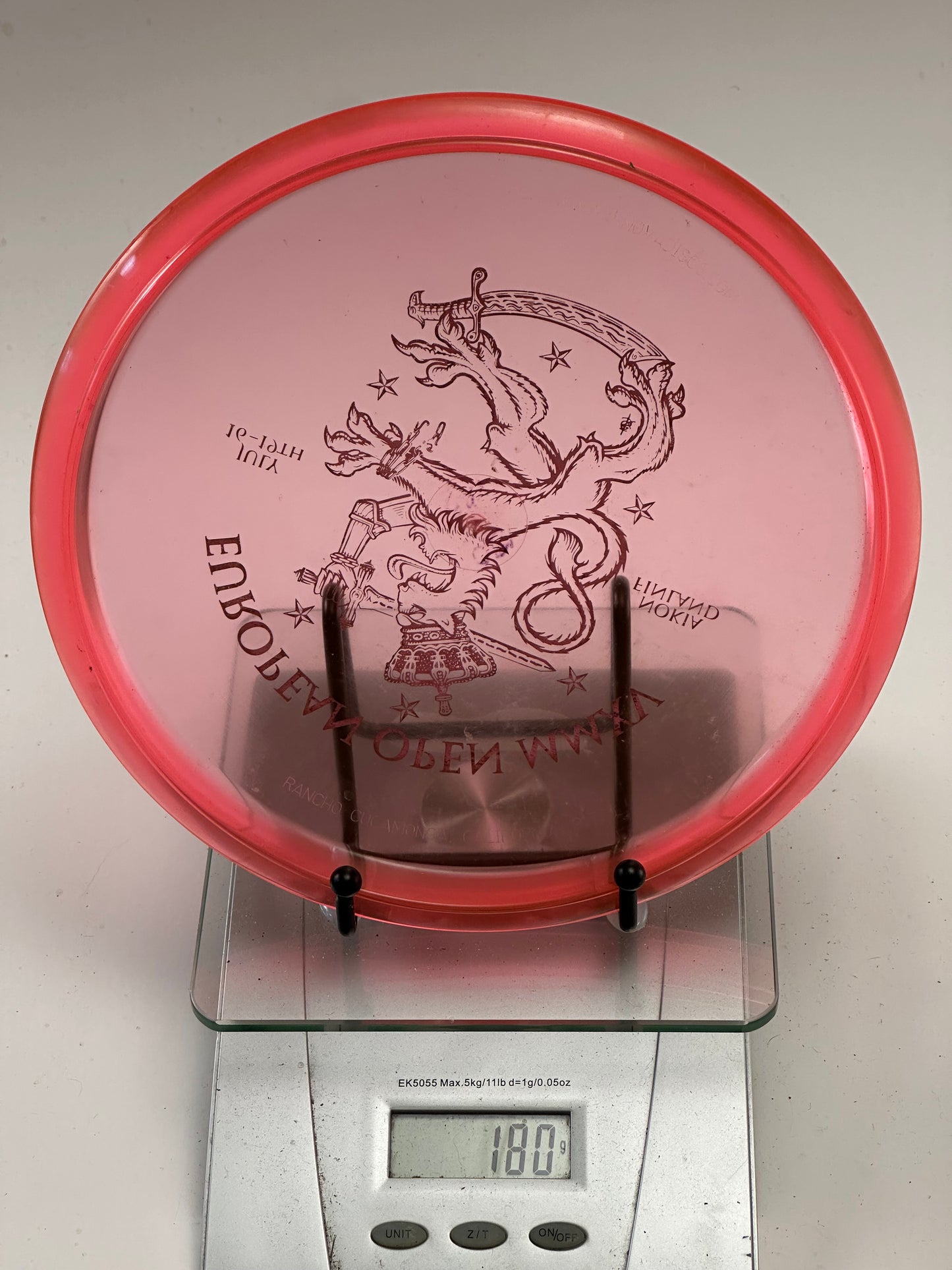 Innova Champion Roc VRoc (European Open MMXV Stamp) Translucent Red
