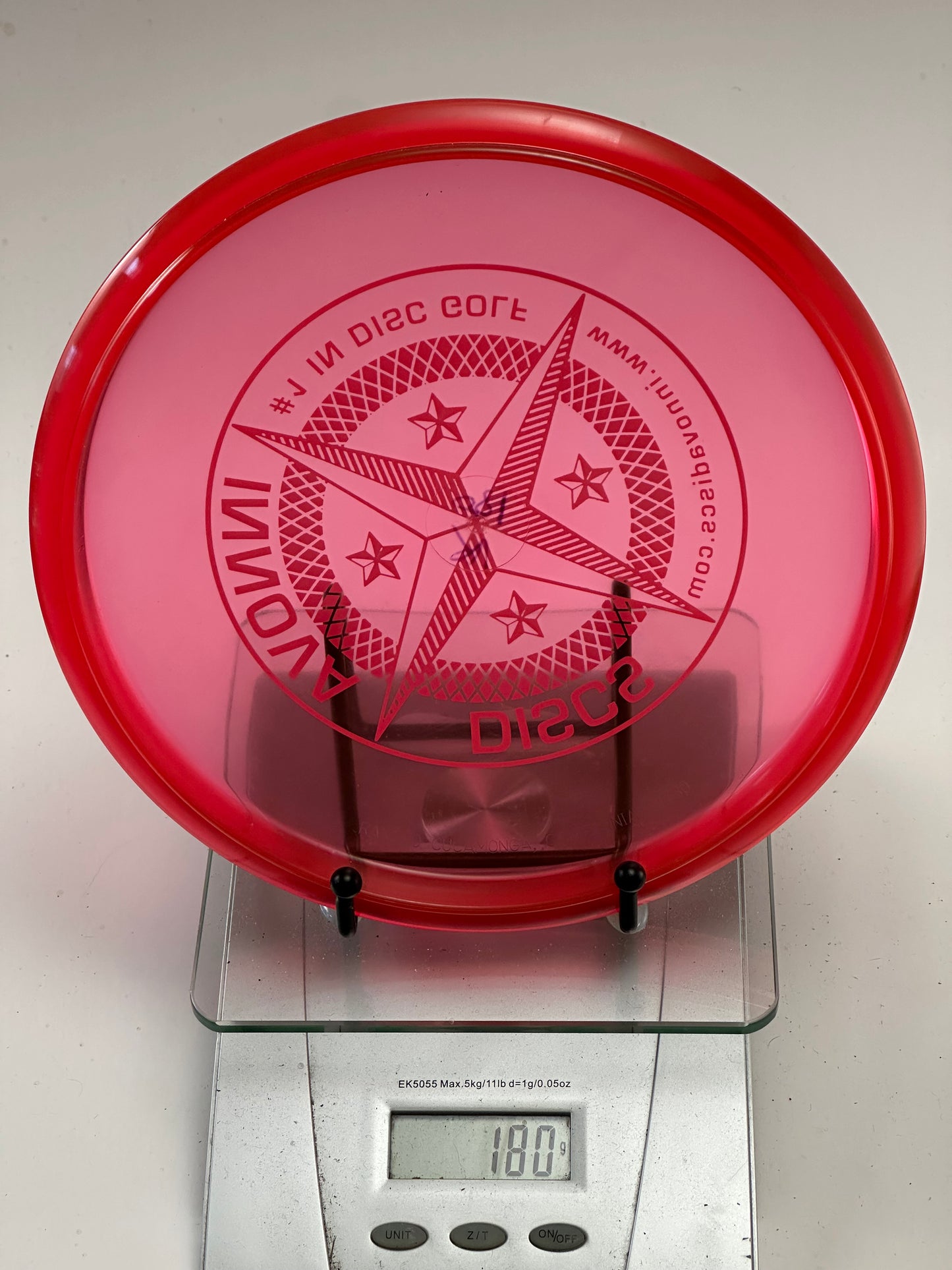 Innova Champion Roc VRoc Midrange – Translucent Red Compass Stamp