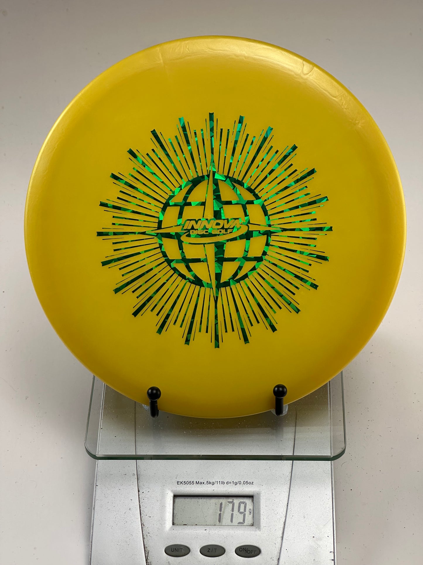 Innova Star Rocamonga (Roc V-Roc) Midrange - Yellow w/ Green Compass Stamp