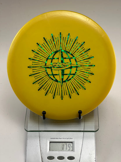 Innova Star Rocamonga (Roc V-Roc) Midrange - Yellow w/ Green Compass Stamp