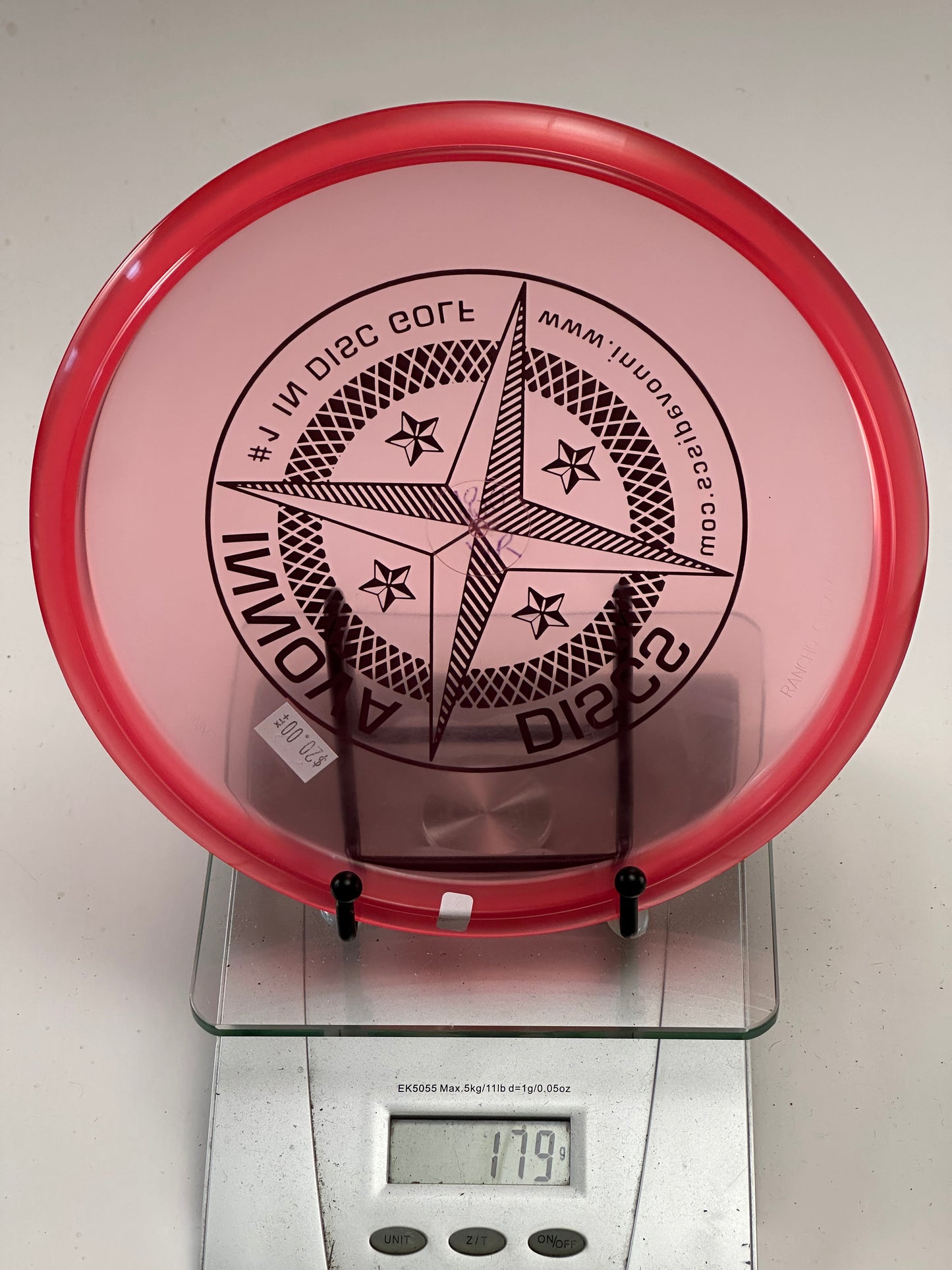 Innova Roc VRoc Champion (Translucent Pink) Compass Stamp 180g