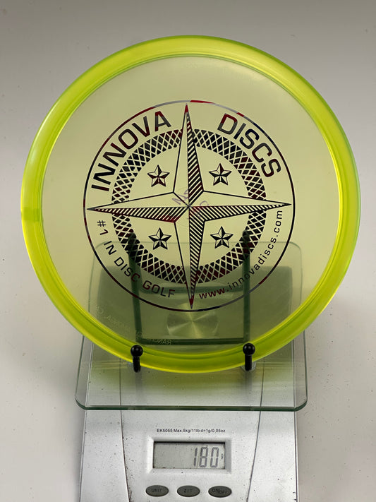 Innova Champion Roc VRoc Midrange – Translucent Yellow Compass Stamp