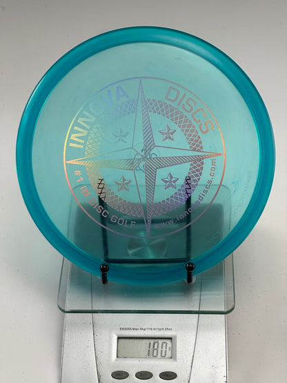 Innova Roc VRoc Champion Midrange – Translucent Aqua Compass Stamp 180g