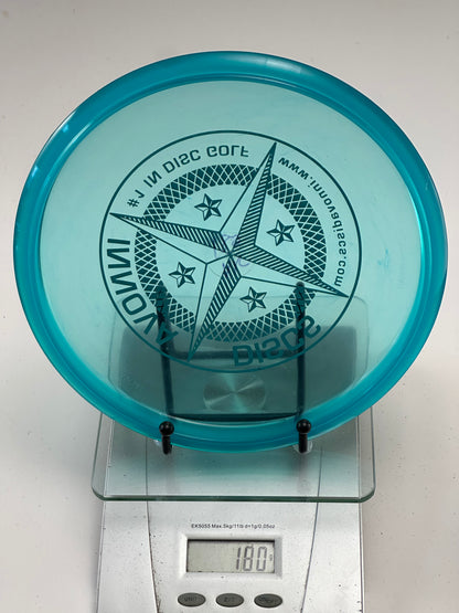 Innova Roc VRoc Champion Midrange – Translucent Aqua Compass Stamp 180g