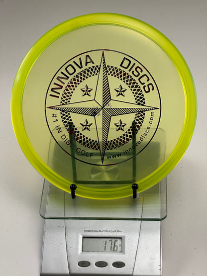 Innova Champion Roc VRoc 176g Transparent Yellow Midrange (Compass Stamp)