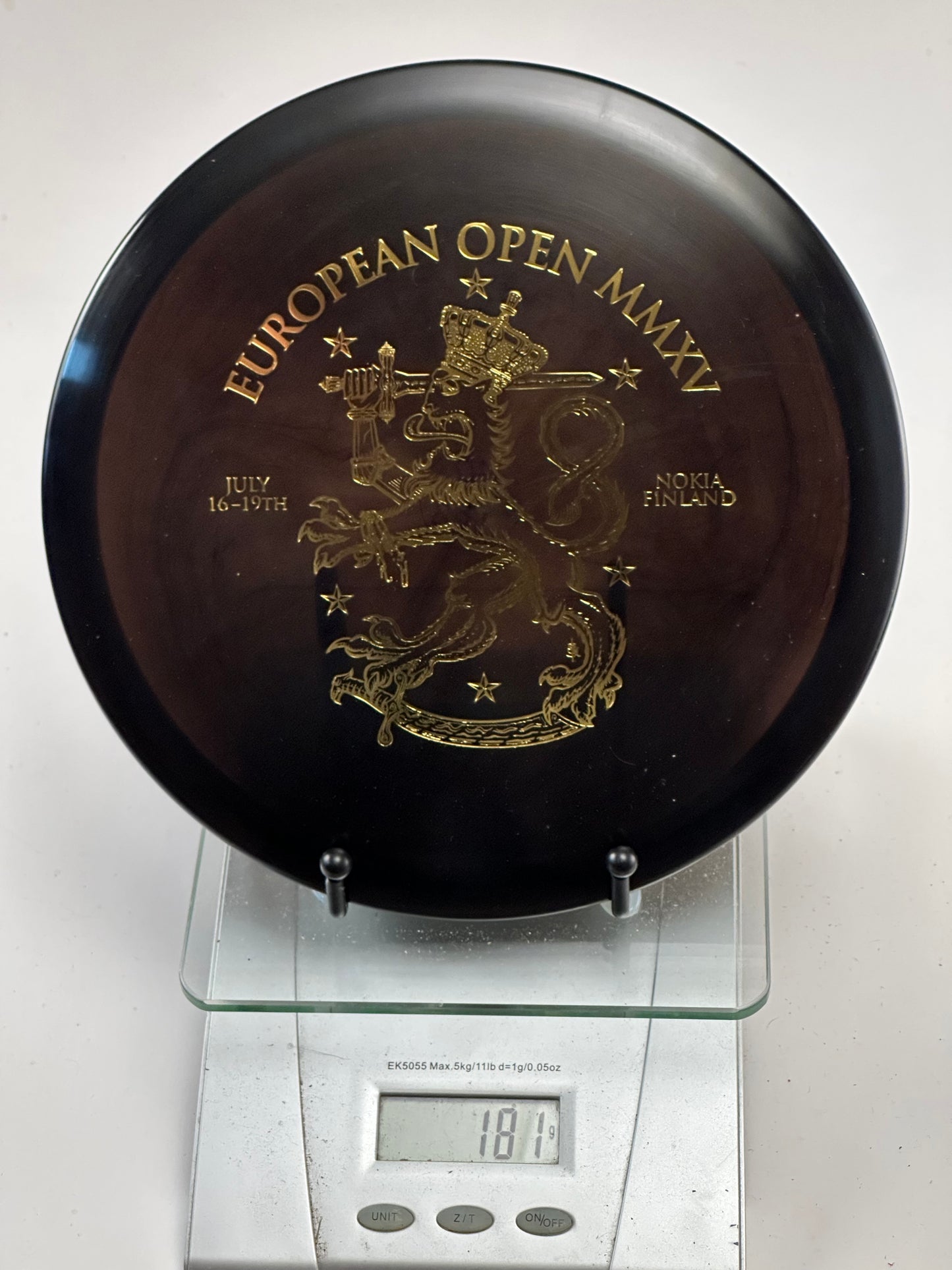 Innova Champion Roc VRoc | European Open MMXV Stamp | Translucent Black