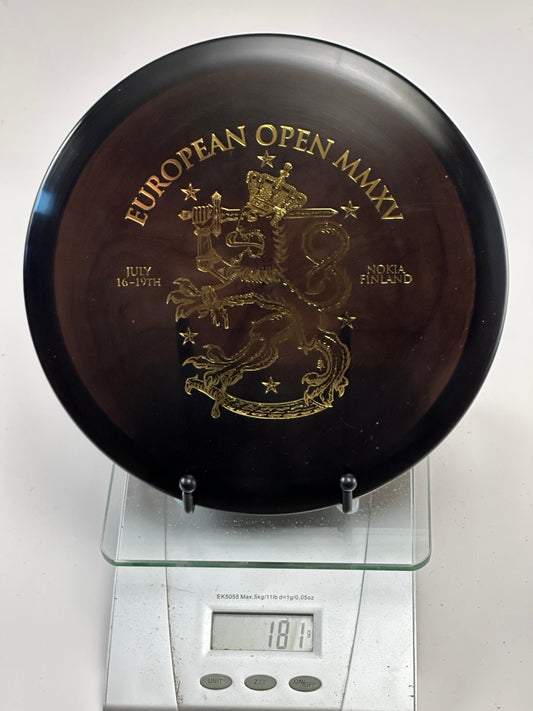 Innova Champion Roc VRoc | European Open MMXV Stamp | Translucent Black