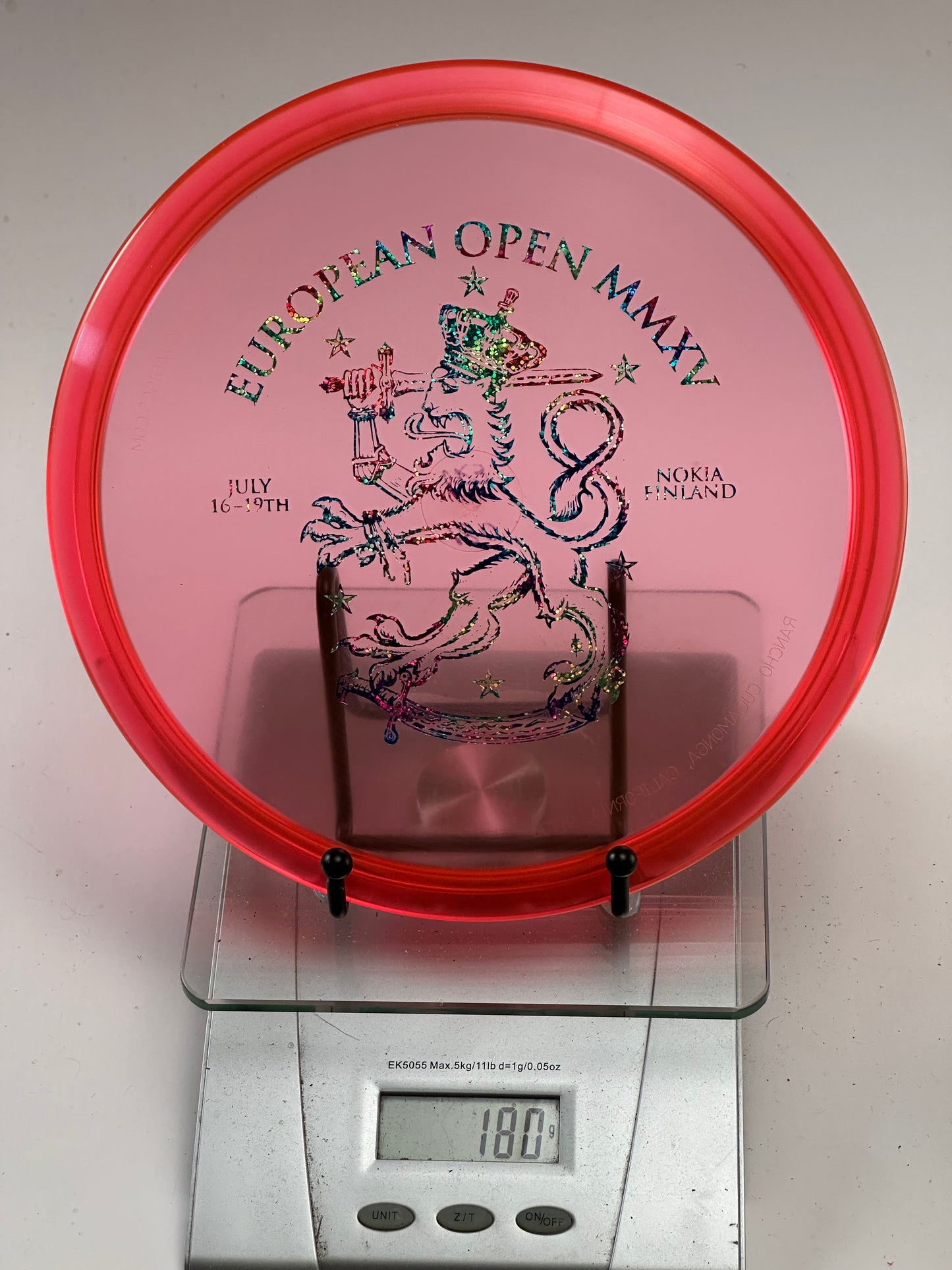 Innova Champion VRoc – European Open MMXV Stamp, Translucent Red Rim