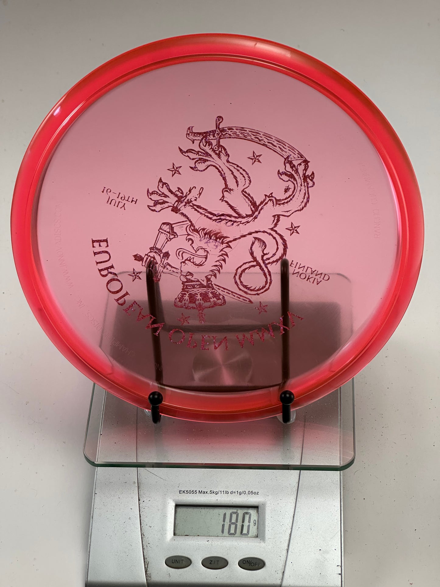 Innova Champion VRoc – European Open MMXV Stamp, Translucent Red Rim