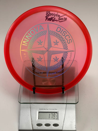 Innova Champion Roc VRoc (Translucent Red) Compass Stamp, Signed