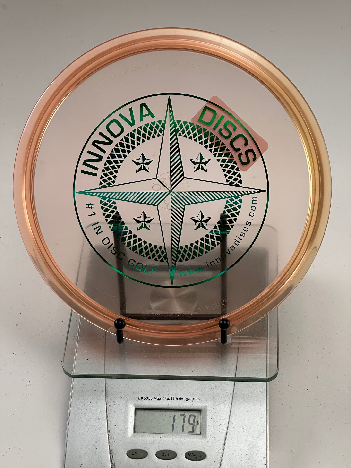 Innova Champion RocX3 Midrange (179g) – Clear w/ Orange Rim