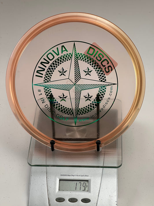 Innova Champion RocX3 Midrange (179g) – Clear w/ Orange Rim