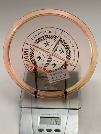 Innova Champion RocX3 Midrange (179g) – Clear w/ Orange Rim