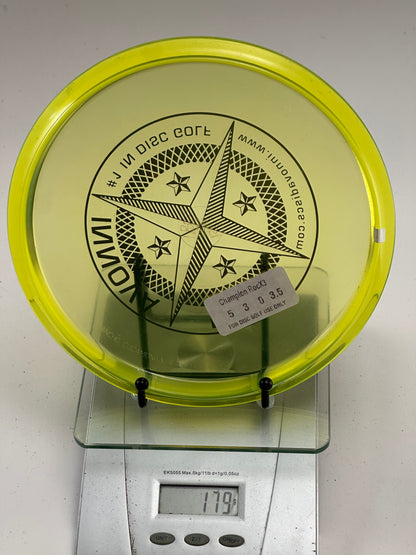 Innova Roc X3 Champion Midrange (180g) - Transparent Yellow