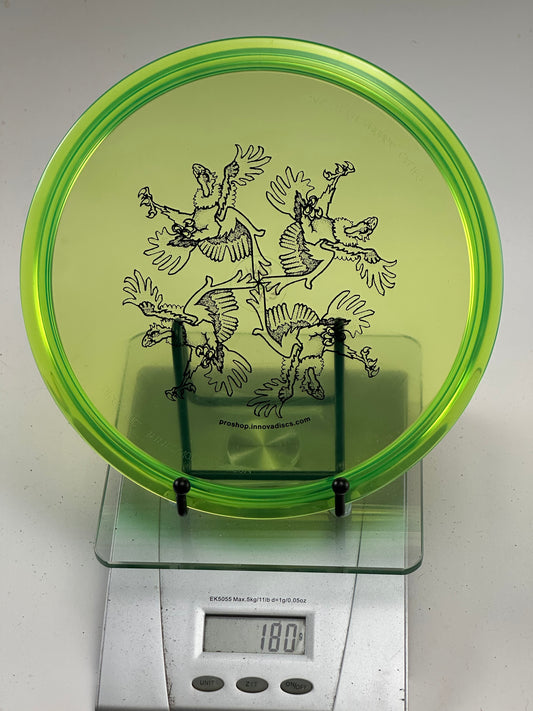 Innova Champion RocX3 Midrange | Transparent Yellow-Green | MSDGC Stamp | 180g