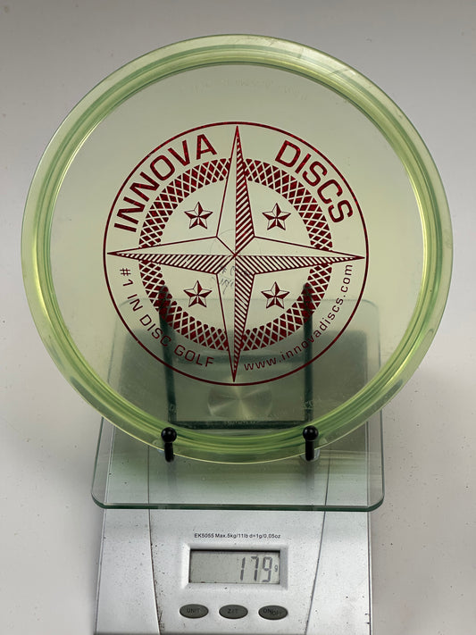 Innova Champion Roc X3 Midrange | Transparent Green | Compass Stamp | 179g