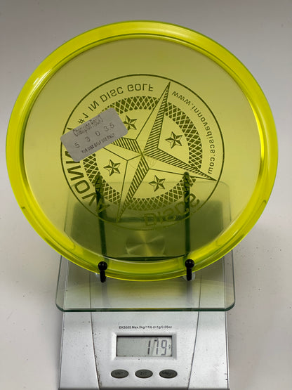 Innova Champion Roc X3 Midrange – Transparent Yellow, Compass Stamp (179–180g)