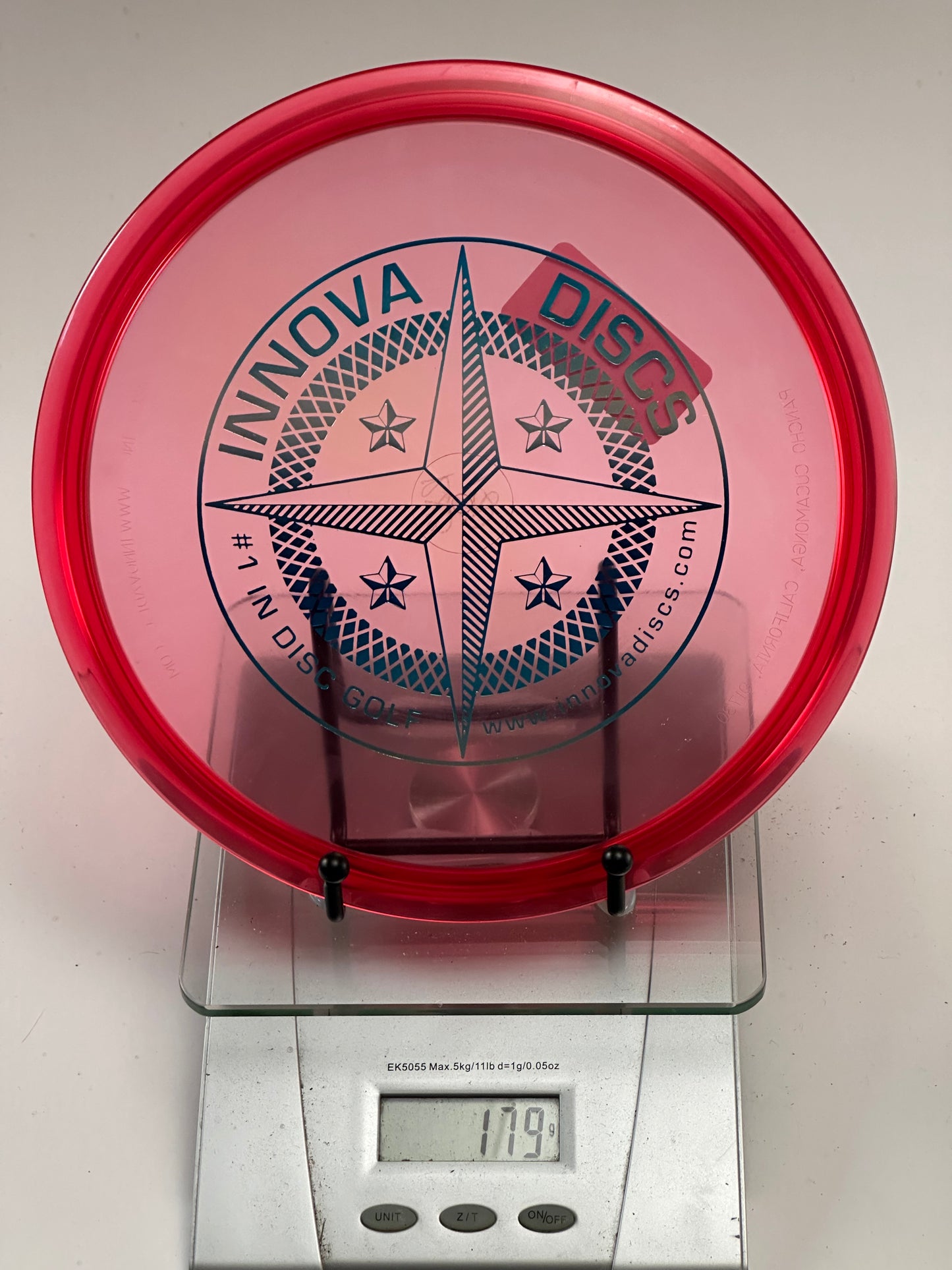 Innova Roc X3 Champion Midrange | Transparent Red | Compass Stamp | 179g