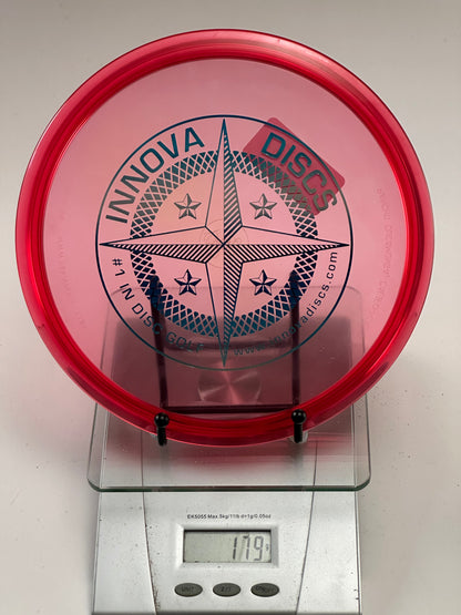 Innova Roc X3 Champion Midrange | Transparent Red | Compass Stamp | 179g