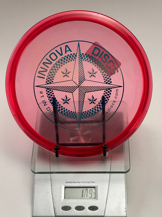 Innova Roc X3 Champion Midrange | Transparent Red | Compass Stamp | 179g