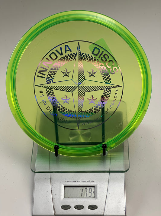 Innova Champion RocX3 Midrange | Transparent Green | Compass Stamp | 179g