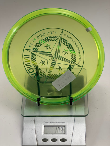 Innova Champion RocX3 Midrange | Transparent Green | Compass Stamp | 179g