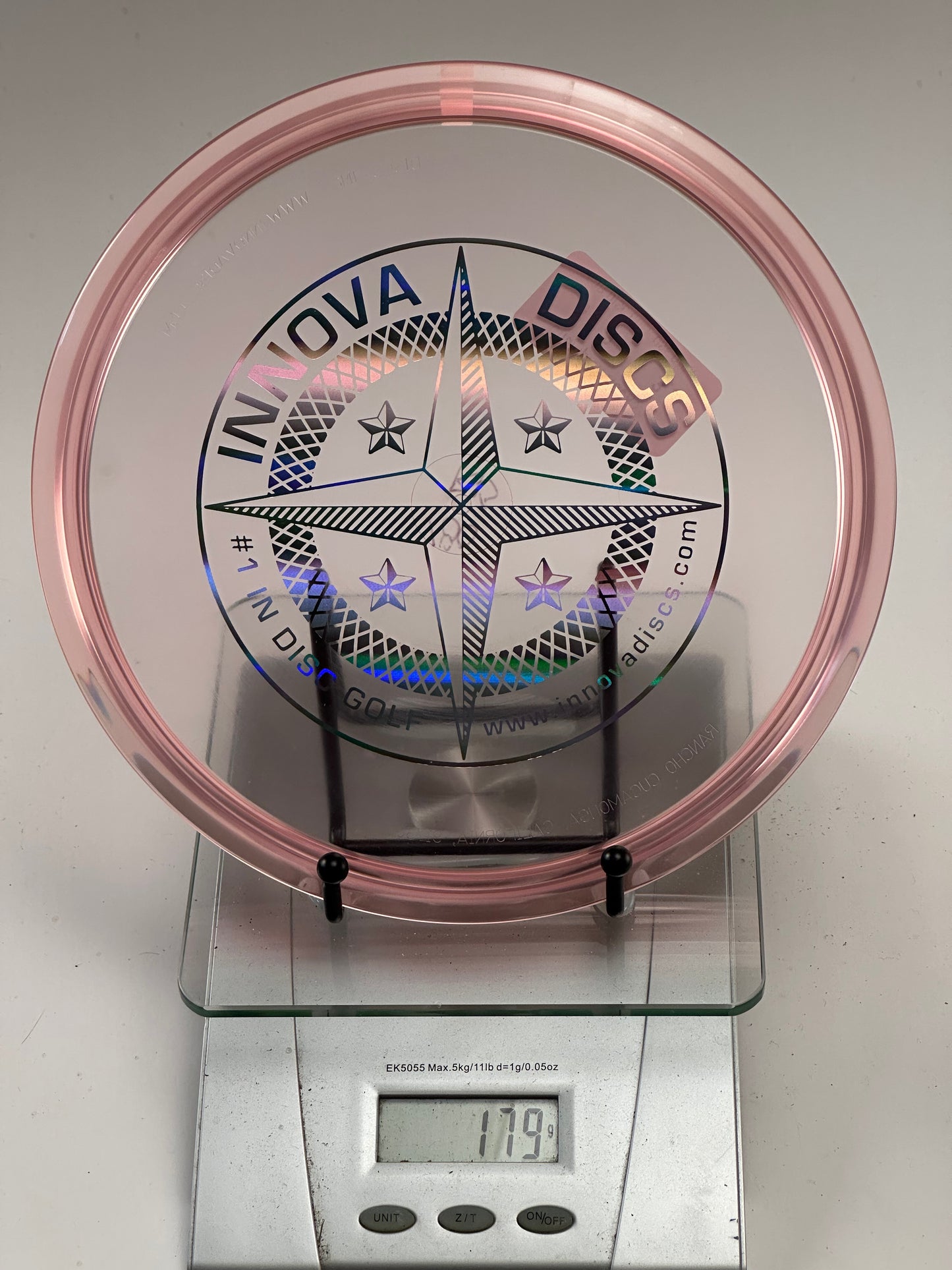 Innova Roc X3 Champion Midrange (179g) - Transparent Pink, Compass Stamp