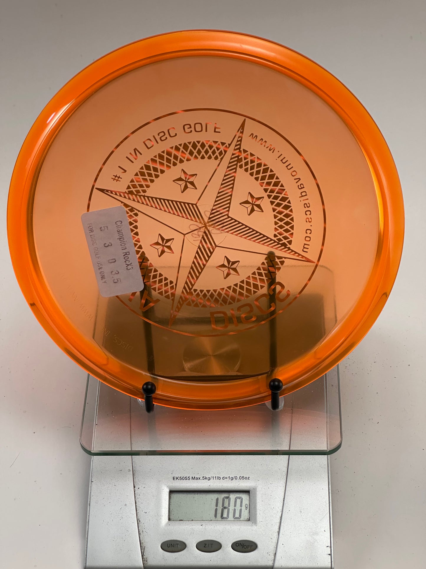 Innova Roc X3 Champion Midrange | Transparent Orange | 180g