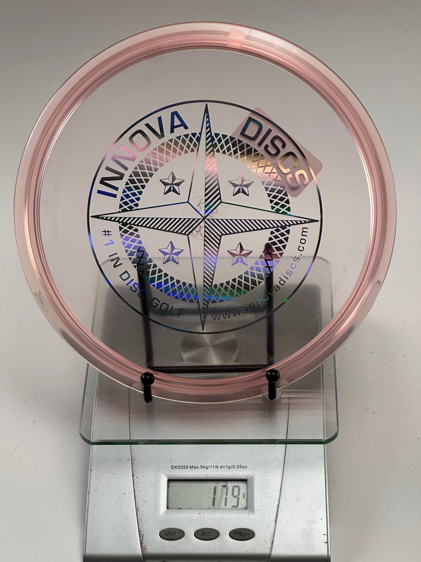 Innova Roc X3 Champion Midrange | Transparent Pink | Compass Stamp | 179g