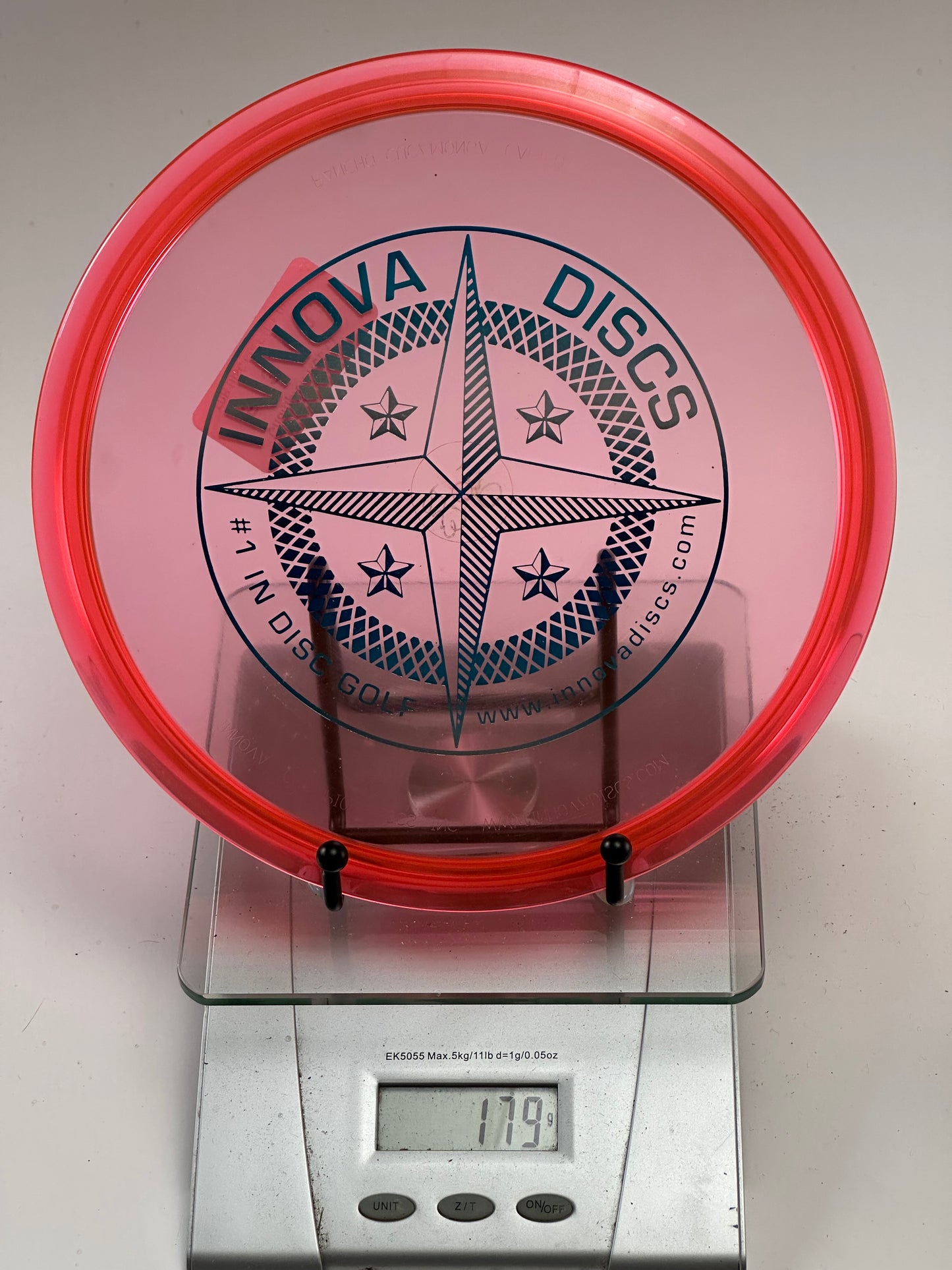 Innova Champion RocX3 Midrange | Transparent Pink | Compass Stamp | 179g