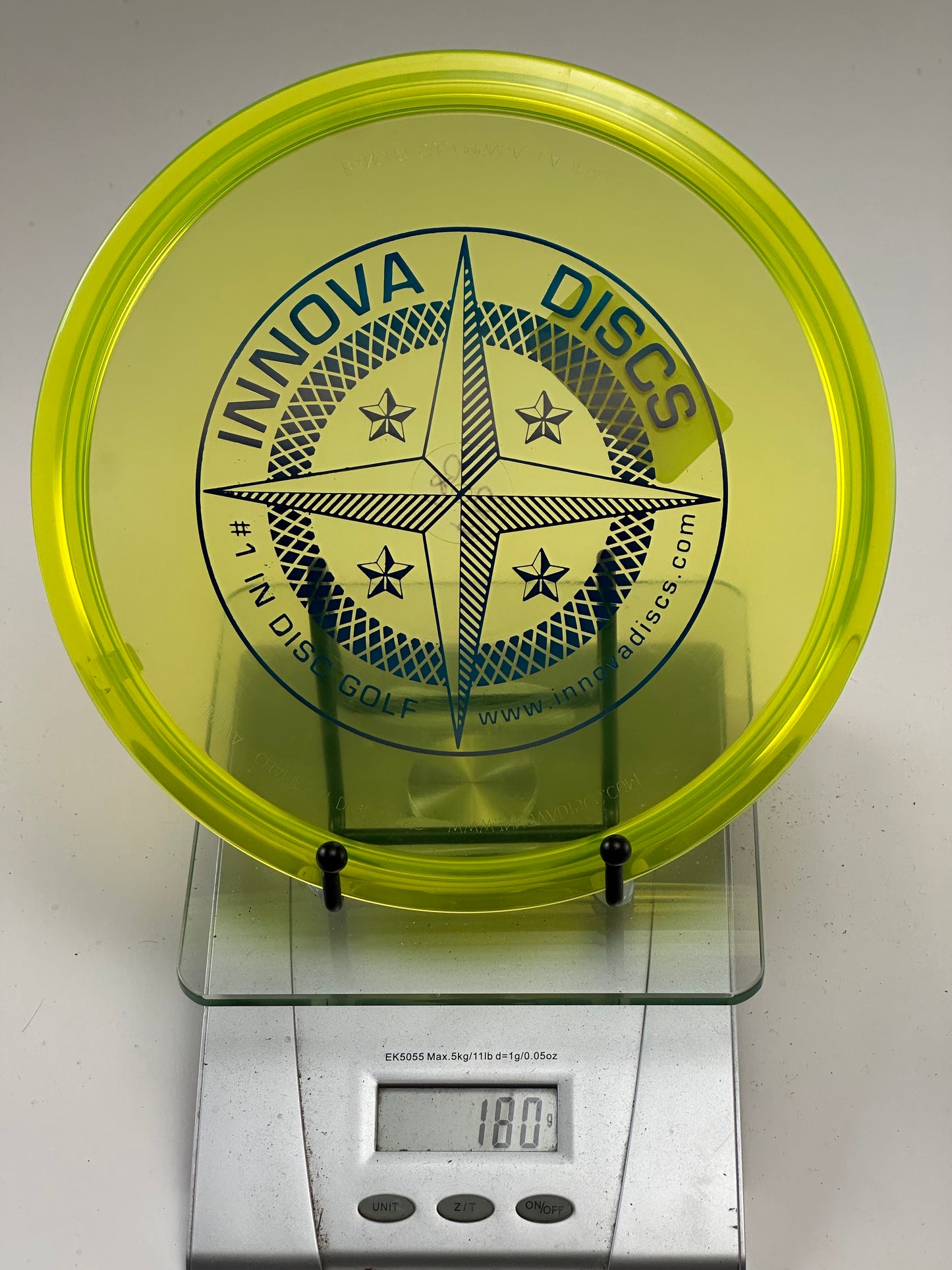 Innova Champion Roc X3 Midrange | Transparent Yellow | Compass Stamp | 180g