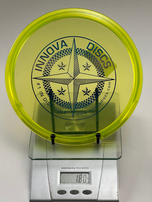 Innova Champion Roc X3 Midrange | Transparent Yellow | Compass Stamp | 180g