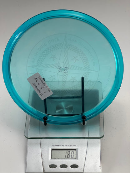Innova Champion Roc X3 Midrange (180g) - Transparent Aqua, Compass Stamp