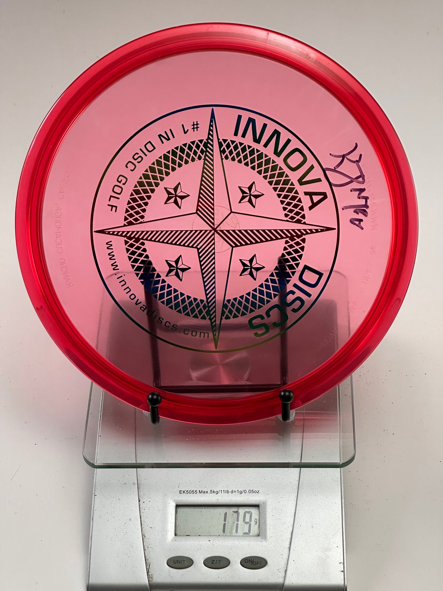 Innova Champion Roc X3 Midrange | Transparent Red | Compass Stamp | 180g