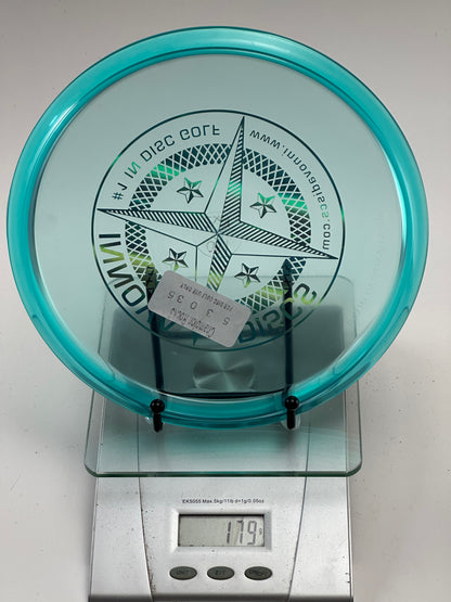 Innova Champion Roc X3 Midrange (179g) - Transparent Aqua, Compass Stamp