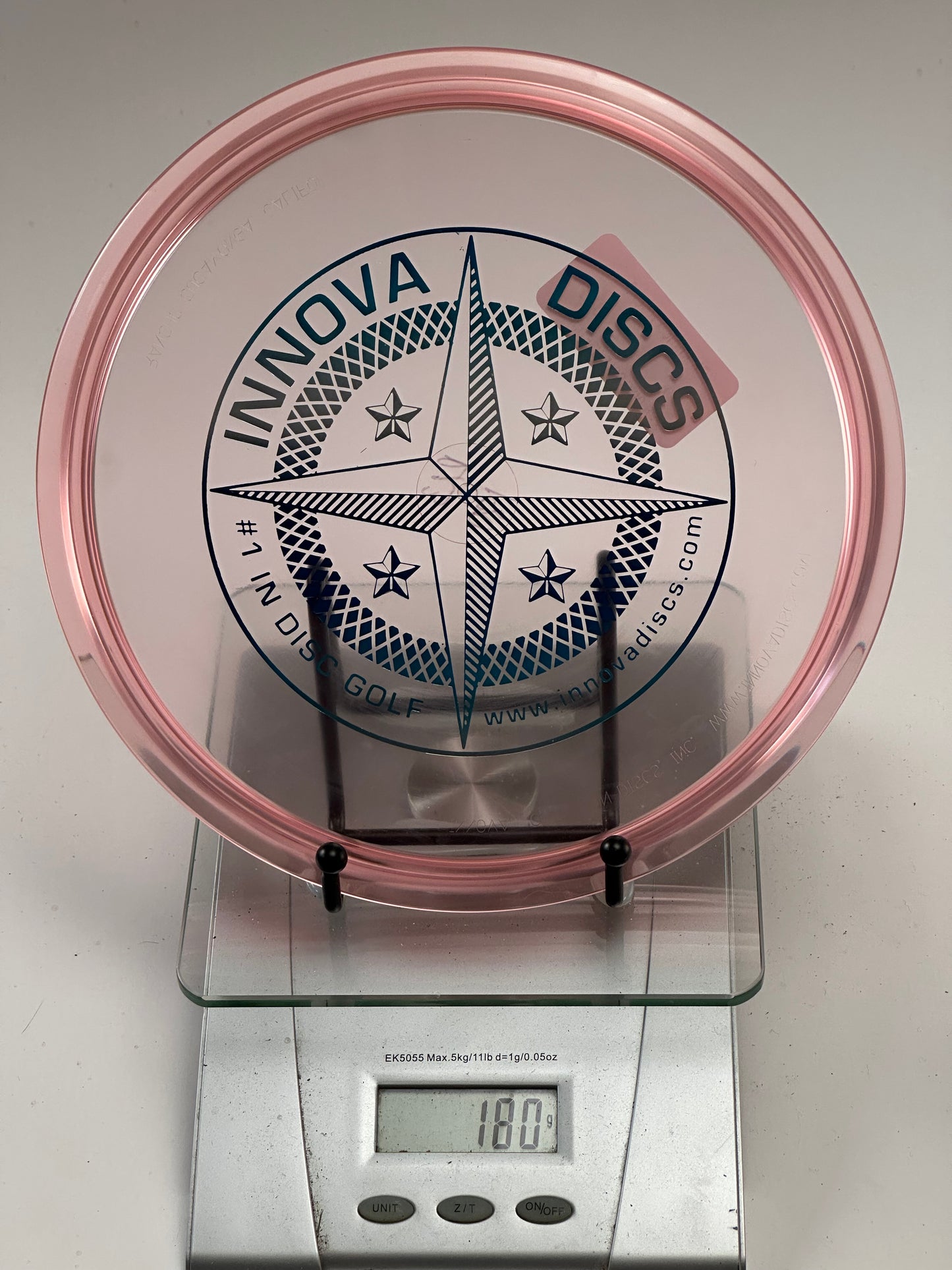 Innova Champion Roc X3 Midrange – Transparent Pink Compass Stamp (180g)