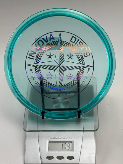 Innova Champion Roc X3 Midrange – Transparent Aqua, Compass Stamp (179g)