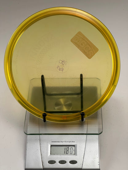 Innova Champion Roc X3 Midrange | Transparent Yellow | 180g | Compass Stamp