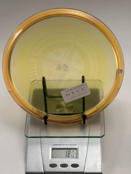 Innova Champion Roc X3 Midrange – Transparent Yellow/Orange, Compass Stamp, 180g