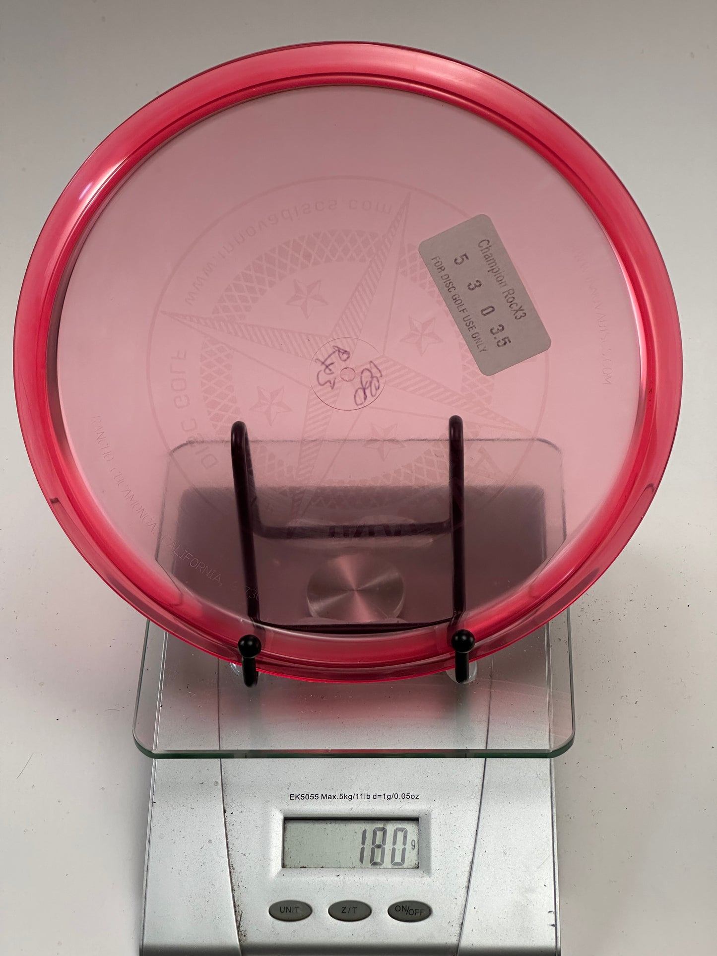 Innova Champion Roc X3 Midrange | Transparent Pink | Compass Stamp | 180g