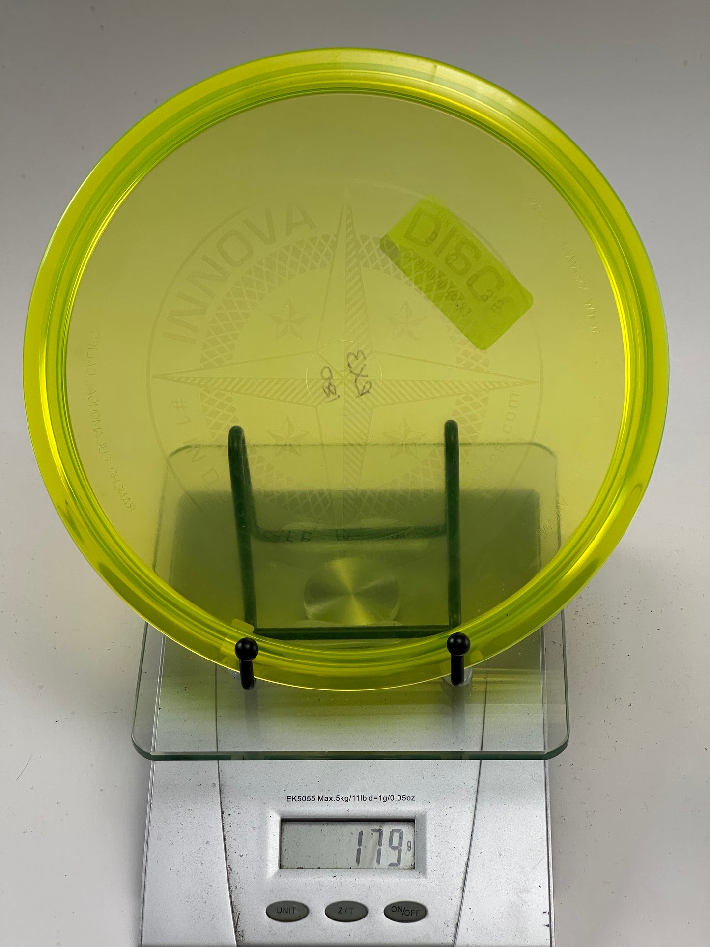 Innova Champion Roc X3 Midrange (179g) Transparent Yellow, Compass Stamp