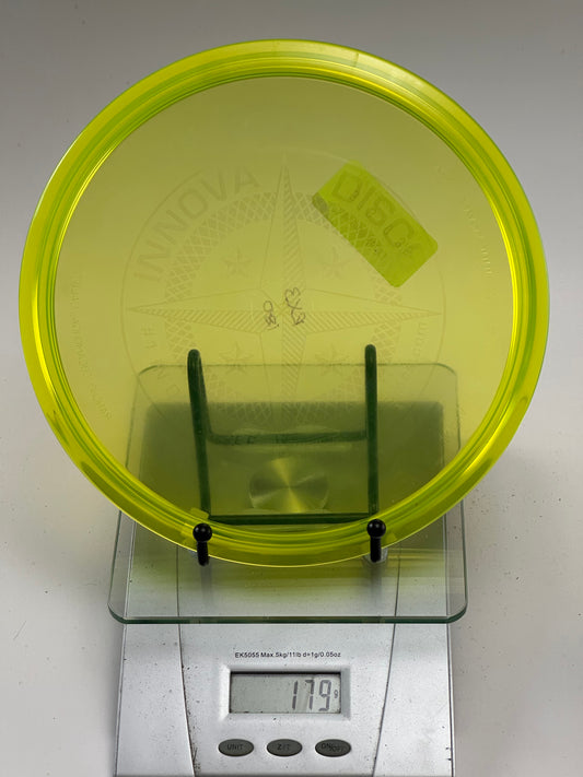 Innova Champion Roc X3 Midrange (179g) Transparent Yellow, Compass Stamp