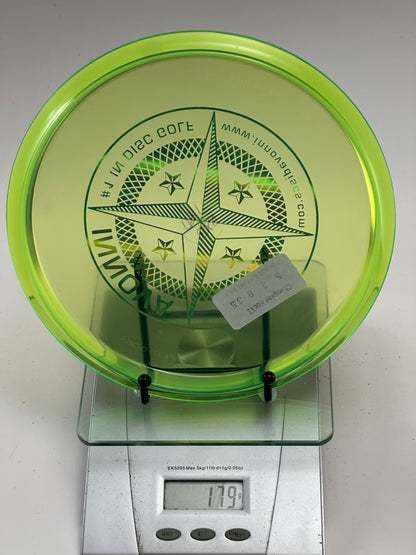 Innova Roc X3 Champion Midrange (179g) - Transparent Yellow-Green, Compass Stamp