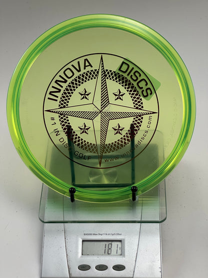 Innova Roc X3 Champion Midrange | Transparent Yellow-Green | Compass Stamp