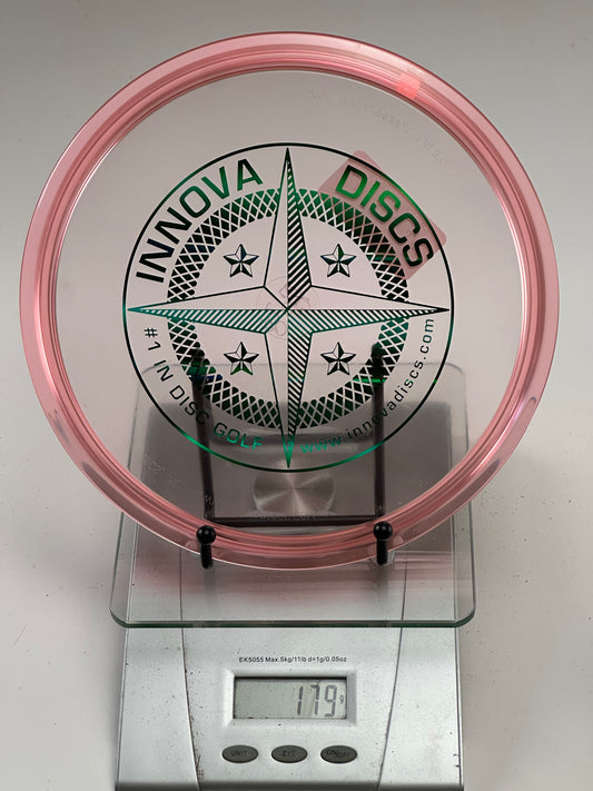 Innova Champion Roc X3 Midrange – Transparent Pink, Compass Stamp (179g)
