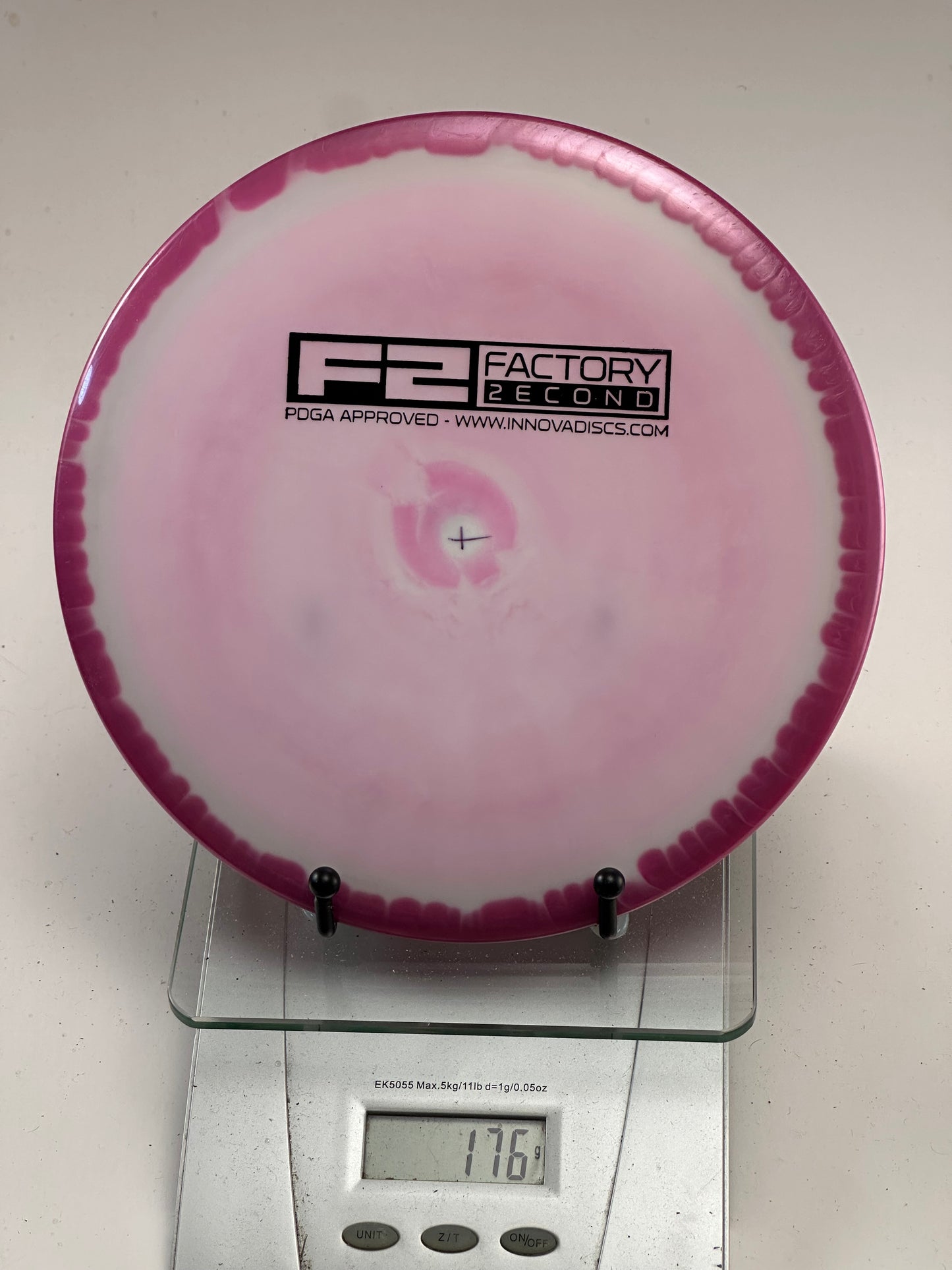 Innova Savant F2 Star Disc Golf Driver – Swirly Pink Rim / Cloudy Pink