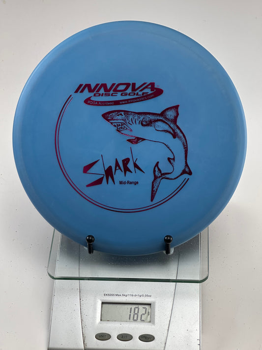 Innova DX Shark Midrange – Blue w/ Red Shark Stamp (182g)