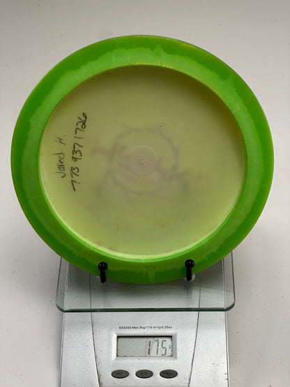 Innova Halo Star Shryke Distance Driver – White/Green Rim (Inked, Faded Stamp)